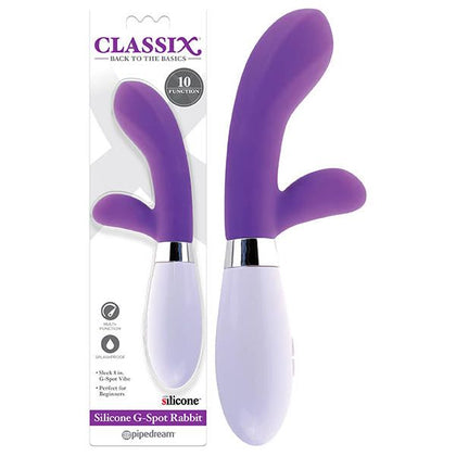 Classix Silicone G-Spot Rabbit Vibrator - Model X123 - Women's Dual Pleasure - Pink