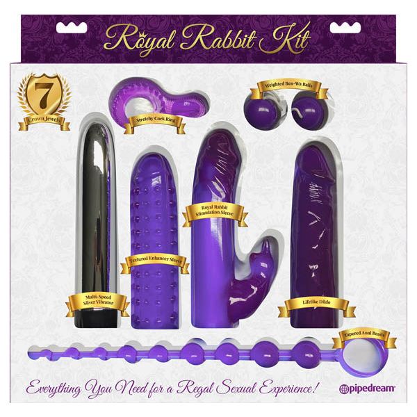 Introducing the Royal Rabbit Pleasure Kit - The Ultimate Pleasure Experience for Her and Him!