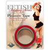 Fetish Fantasy Series Pleasure Tape - Non-Sticky PVC Bondage Tape for Sensual Restraint and Play - Model FT-001 - Unisex - Versatile for Binding, Gagging, Blindfolding, and Dressing - Shiny Black