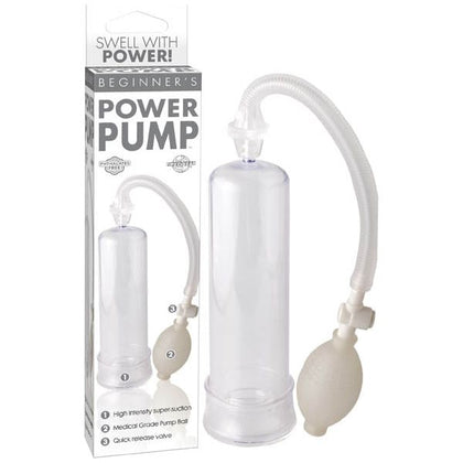 Beginner's Power Pump - The Ultimate Pleasure Enhancer for Men - Model BP-500 - Designed for Intense Penile Stimulation - Black