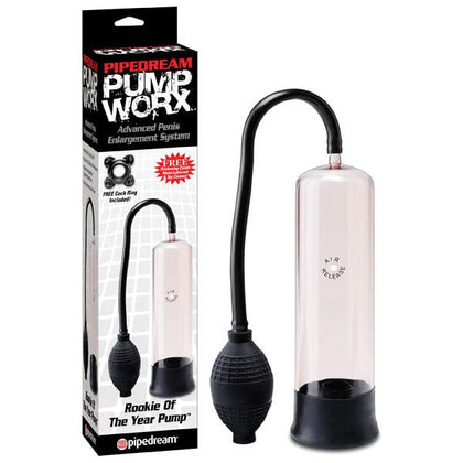 Pump Worx Rookie Of The Year Penis Pump - Male Enhancement Device for Lasting Erections - Increase Size and Confidence - Pleasure and Performance Boost - Clear