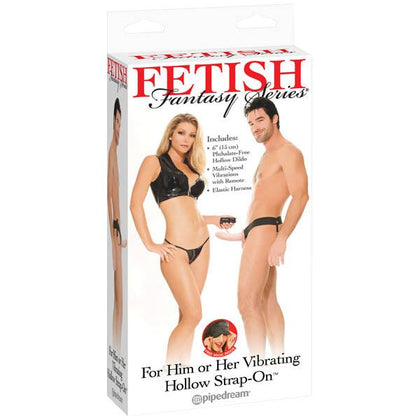 Fetish Fantasy Series Vibrating Hollow Strap-on - Ultimate Pleasure for Couples