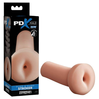 Introducing the PDX Male Pump & Dump Stroker: The Ultimate Portable Pleasure Companion for Men - Model PDX-001, Designed for Intense Sensations and Visual Stimulation in a Travel-Sized Package - Available in Realistic Flesh Tone