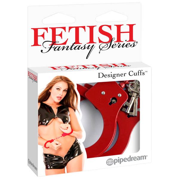 Fetish Fantasy Series Designer Cuffs - Metal Handcuffs for Dominance Play - Model FPD-402 - Unisex - Pleasure for Wrist Restraint - Black
