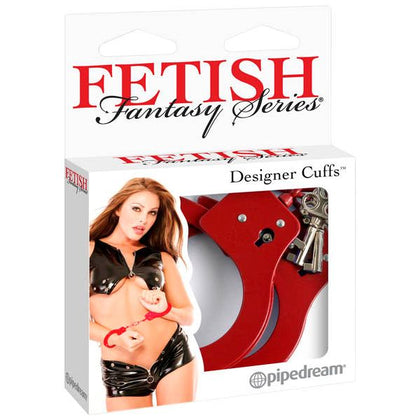 Fetish Fantasy Series Designer Cuffs - Metal Handcuffs for Dominance Play - Model FPD-402 - Unisex - Pleasure for Wrist Restraint - Black