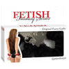 Fetish Fantasy Series Furry Cuffs - Deluxe Locking Faux Fur Handcuffs for Sensual Bondage Play - Model #FF-1234 - Unisex - Pleasure for Wrists and Ankles - Seductive Black - Adult Naughty Store