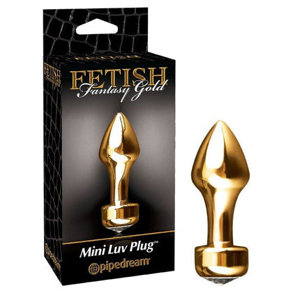 Fetish Fantasy Gold Mini Luv Plug - Sensual Backdoor Delight for Him and Her (Model: FG-MLP-001) - Silver