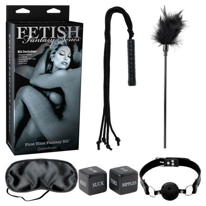 Fetish Fantasy Series Limited Edition First Time Fantasy Kit: The Ultimate BDSM Pleasure Set for Beginners - Model FT-1001 - Unisex - Explore Sensual Delights in Style with this Exquisite Black Bondage Collection