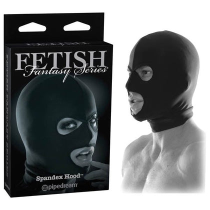 Fetish Fantasy Series Limited Edition Spandex Hood - Unleash Your Desires with the Sensation-Filled 3-Hole Hood for Submissive Play - Model FH-2021 - Designed for All Genders - Enhance Sensory Deprivation, Breath Control, and Accessible Play - Sleek Black