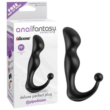 Introducing the Sensual Pleasures Anal Fantasy Collection Deluxe Perfect Plug - Model AP-5000: The Ultimate Unisex Pleasure for Backdoor Bliss! - Adult Naughty Store