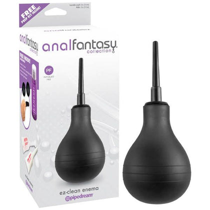 Anal Fantasy Collection EZ-Clean Enema - The Ultimate Anal Stimulation System for Beginners, Model EZ-100, Unisex, Intimate Hygiene and Pleasure, Clear