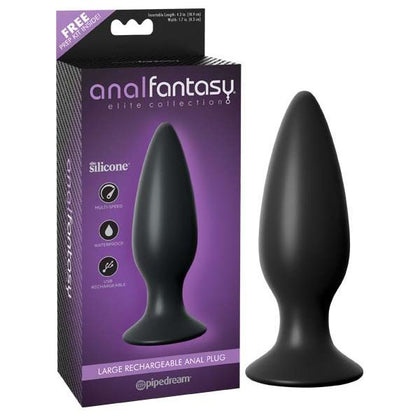 Elite Collection Large Rechargeable Anal Plug - The Ultimate Pleasure for Intense Backdoor Bliss - Adult Naughty Store