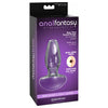 Anal Fantasy Elite Collection Clear Glass Hollow Butt Plug - Model AFE-001 - Unisex Anal Pleasure Toy - Transparent