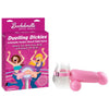 Bachelorette Party Favors Dueling Dickies - Strap-On Pecker Sword Fight Set for Women - Model DD-2000 - Dual Harness, Inflatable, Velcro - Pink