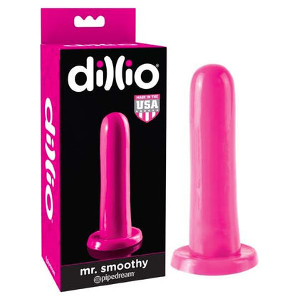 Dillio Mr. Smoothy Silicone Dildo - Model DS-500 - Male - Prostate Pleasure - Midnight Black