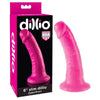 Dillio 6'' Slim Silicone Dildo - Model DS-6S - Unisex G-Spot and Prostate Pleasure - Vibrant Colors Available