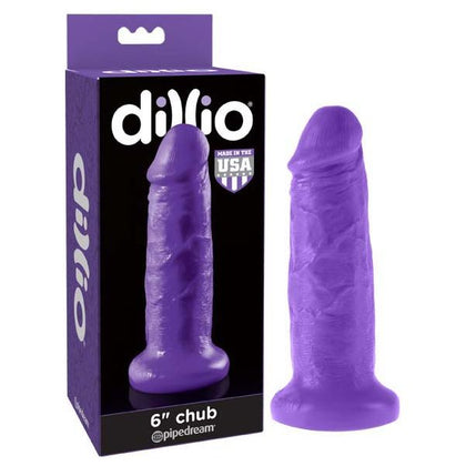 Pipedream Dillio 6'' Chub Realistic Dildo - Model D6C-001 - For All Genders - Intense Pleasure - Seductive Black