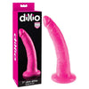 Pipedream Dillio 7'' Slim Realistic Dildo - Model 7DSR-001 - Unisex G-Spot and Prostate Pleasure - Sensual Black