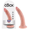 King Cock 7'' Realistic Dildo - Model KC-7, Male Pleasure, Lifelike Texture, Flesh - Adult Naughty Store