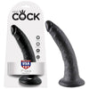 King Cock 7'' Realistic Dildo - Model KCRD-7 - Lifelike Pleasure for Him and Her - Satisfying Girth - Flesh - Adult Naughty Store