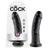 King Cock 8'' Realistic Suction Cup Dildo - Model KC-8RSCD-001 - Unisex Pleasure Toy - Lifelike Texture - Flesh