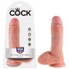 King Cock 8'' Realistic Dildo with Balls | Model KC-8 | For Intense Pleasure | Lifelike Skin Tone - Adult Naughty Store