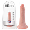 King Cock 5'' Realistic Dildo - Model KCD-5 - Unisex Pleasure Toy for Intense Stimulation - Flesh - Adult Naughty Store