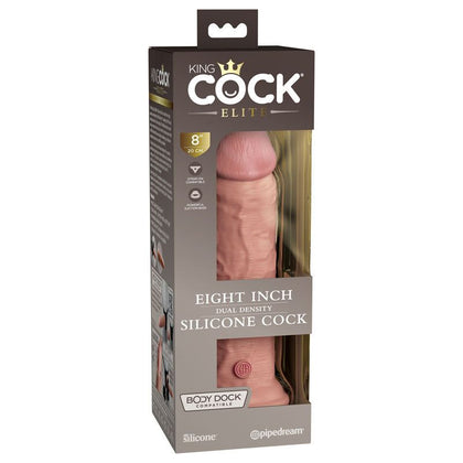 King Cock Elite 8'' Dual Density Realistic Silicone Dildo - Model X123, Flesh - Adult Naughty Store