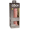 King Cock Elite 8'' Dual Density Realistic Silicone Dildo - Model X123, Flesh - Adult Naughty Store