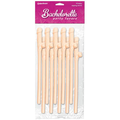 Adult Naughty Store - Dicky Sipping Straws: Fun and Flirty Oral Pleasure Accessories for Bachelorette Parties