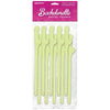 Adult Naughty Store - Glow-in-the-Dark Dicky Sipping Straws (Pack of 10) - Unisex Oral Pleasure - Fun Party Accessories - Assorted Colors
