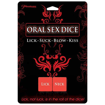 Introducing the Sensual Pleasures Oral Sex Dice - Model X1 for Couples, Designed for Ultimate Pleasure and Intimacy in a Sultry Black Color