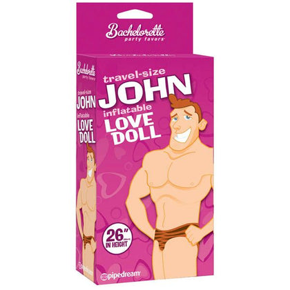 Introducing the SensationSized™ Travel-size John Blow-Up Boy Toy - The Ultimate Compact Pleasure Companion for Unforgettable Bachelorette Parties, Birthdays, and Group Gatherings - Model JN-2021 - Male - Multi-Functional Pleasure - Vibrant Red