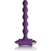 Experience Luxurious Intense Anal Stimulation: Rocks-Off Petite Sensations Pearls Purple Silicone Anal Beads Model 811041012477 for Women