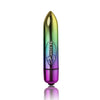 Rocks Off Rainbow Bullet Vibrator RO-80mm Model 811041012866 Unisex Clitoral Stimulation Toy in Multi-Coloured Elegance - Adult Naughty Store