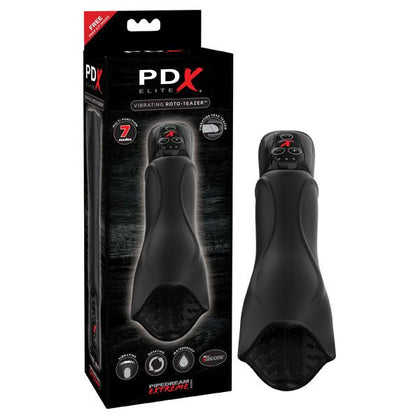 Introducing the PDX Elite Vibrating Roto-Teazer - The Ultimate Male Masturbator for Mind-Blowing Pleasure and Stimulation!