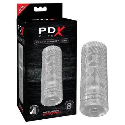 PDX Elite EZ Grip Stroker - Premium Male Masturbator for Intense Pleasure - Model EGS-500 - Designed for Men - Ultimate Sensation and Control - Deep Blue