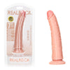 RealRock Realistic Slim Dildo with Suction Cup - Model 18cm - Enhanced Pleasure for Women - Pink - Adult Naughty Store