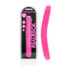 RealRock 30 cm Double Dong Glow - Pink: The Ultimate Glow-in-the-Dark Pleasure Experience for All Genders and Sensual Delights
