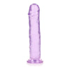 RealRock 31 cm Straight Dildo - Model RRS-31P - Unisex Pleasure - Purple - Adult Naughty Store