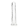 RealRock 31 cm Crystal Clear Straight Dildo - Model 3000 - Unisex Anal and Vaginal Pleasure Toy - Adult Naughty Store