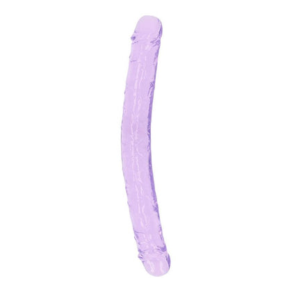 REALROCK 34 cm Double Dong - Purple: The Ultimate Pleasure Experience for Both Genders