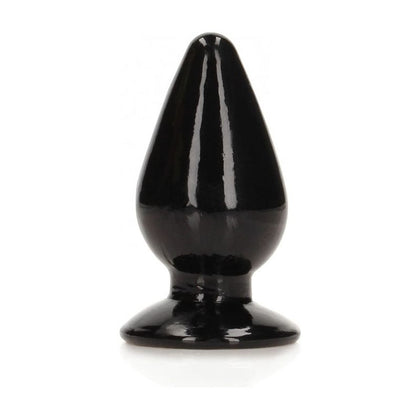 Introducing the SensationX REALROCK 11.5 cm Crystal Clear Anal Plug - Black: Unleash Your Deepest Desires!