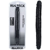 RealRock 40 Dual Pleasure Unisex 40cm Double Dildo Model 40 - Black - Adult Naughty Store