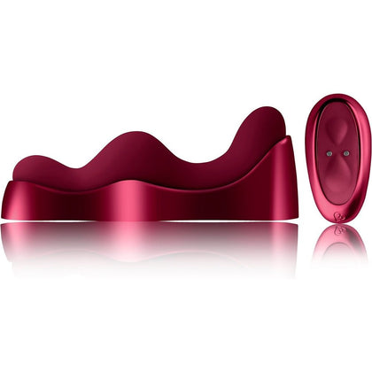 Experience Unmatched Pleasure with Ruby Glow Blush Dual Stimulating Pleasure Wand & Saddle Vibrator Model 811041014228: Unisex Internal & External Stimulating Toy in Luxurious Pink