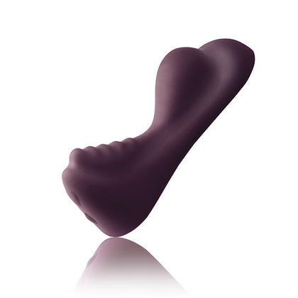 Introducing the Ruby Glow 10 Speed Dual Motor Clitoral and Vaginal Stimulator - Model Purple 811041012781 for Women - Hands-Free Orgasm Inducer