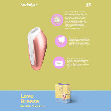Satisfyer Love Breeze - The Ultimate Clitoral Pleasure Experience in Pastel Pink