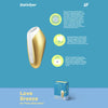 Satisfyer Love Breeze - Air Pulse Clitoral Stimulator for Women - Model LB-11 - Pastel Colors