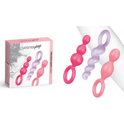Introducing the Sensual Satisfyer Plugs: The Ultimate Silicone Anal Training Set for Exquisite Pleasure