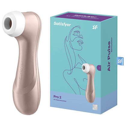 Introducing the Luxurious Satisfyer Pro 2 Rose Gold Clitoral Stimulator - The Ultimate Pleasure Companion